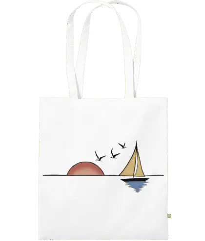 Sailing Birds Tote Bag
