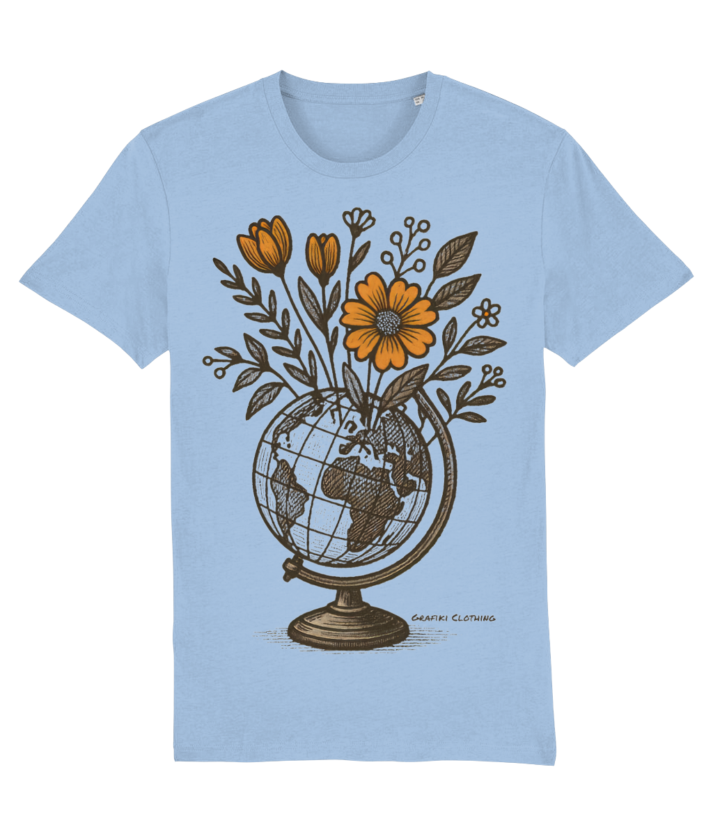 World in Bloom t-shirt